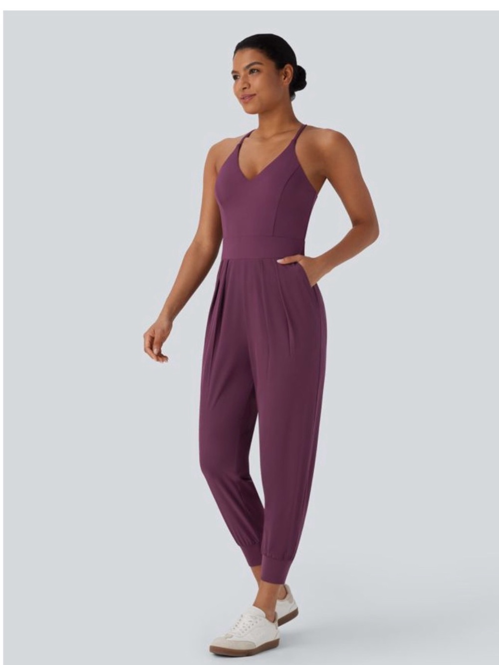 HALARA Breezeful Pocket Tapered Quick Dry Slip Jogger Jumpsuit